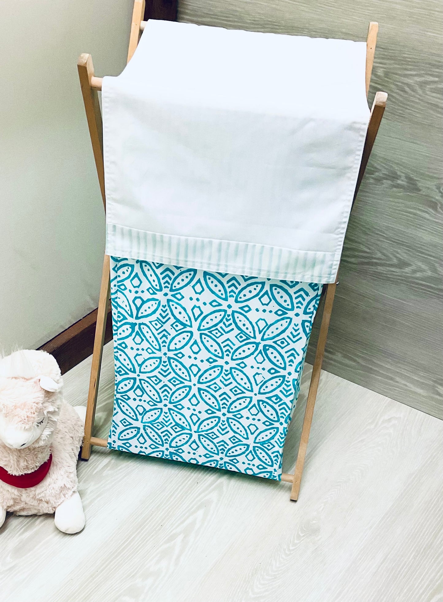 Laundry Hampers:Susan Turquoise