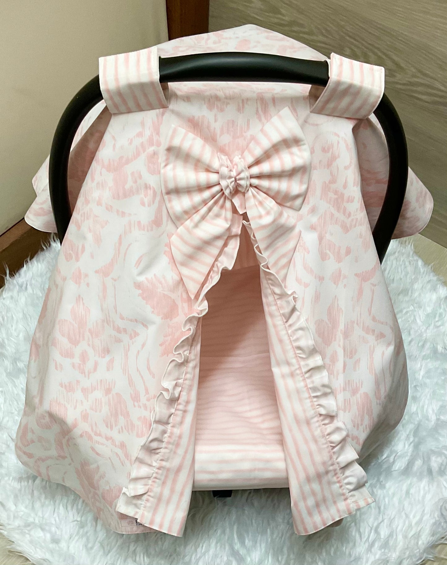 Baby Car Seat Cover:Alicia Blush