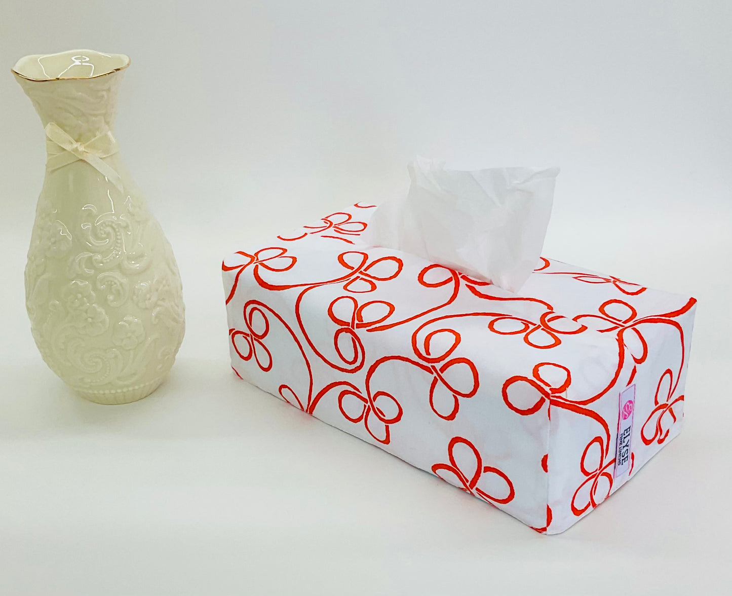 Tissue Box Cover:Sweety Girl Orange