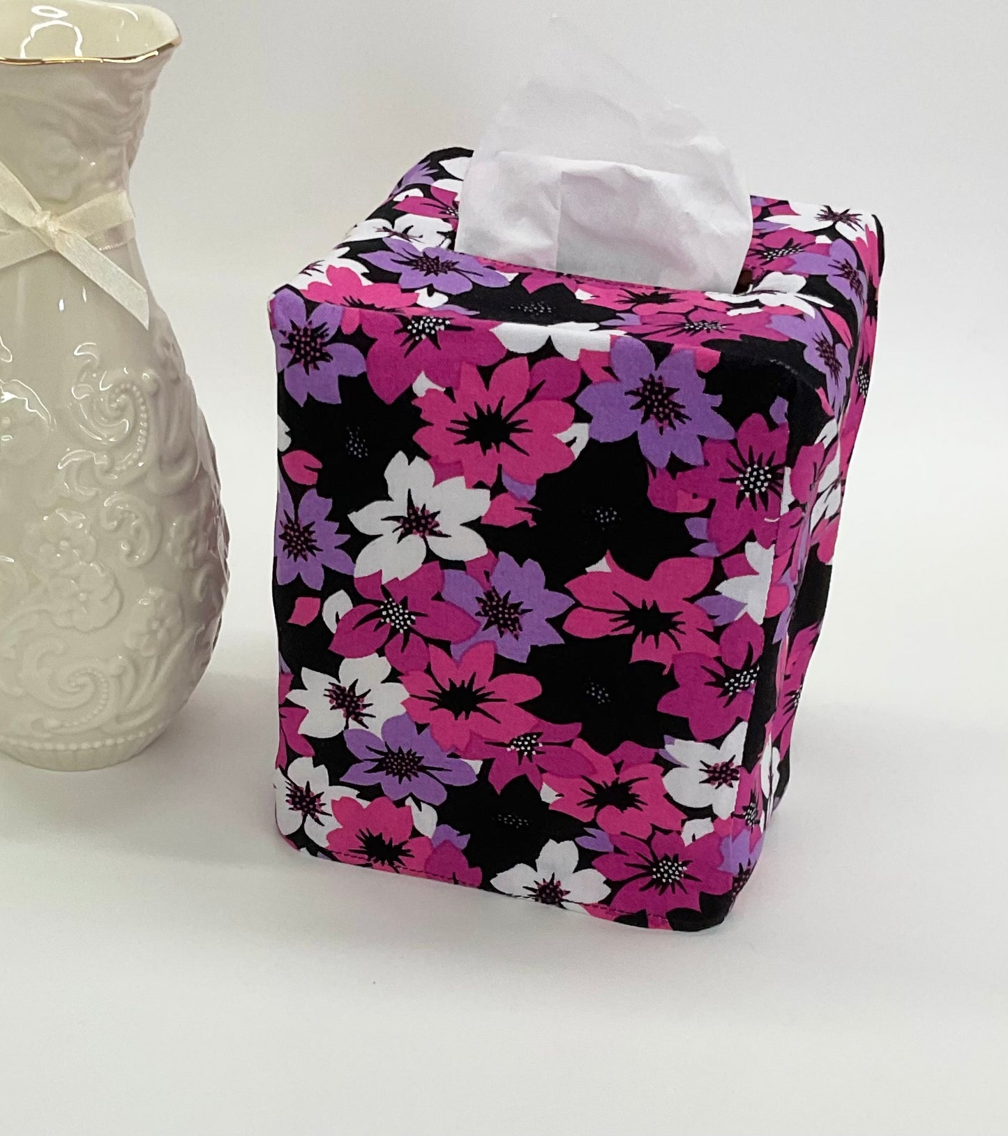 Tissue Box Cover:Candy Flower