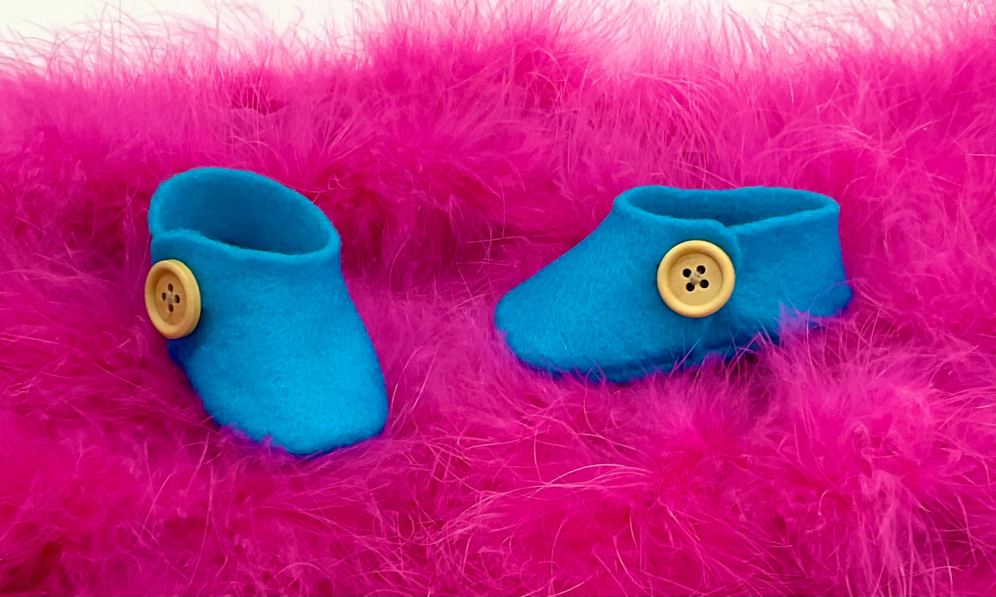 Baby Shoes:Coquette Blue #389