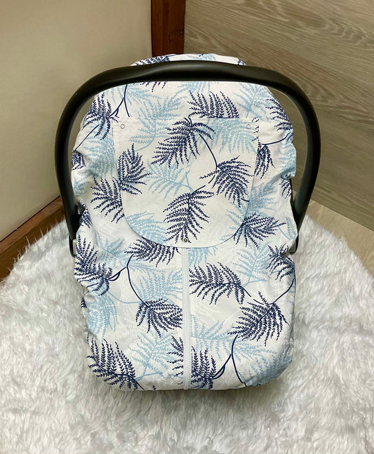 Baby Car Seat Cover:Laura Navy Blue