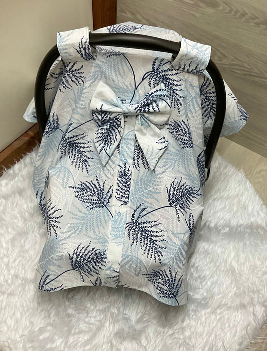 Baby Car Seat Cover:Laura Blue