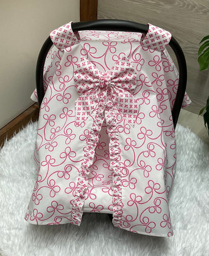 Baby Car Seat Cover Sweety Girl Pink