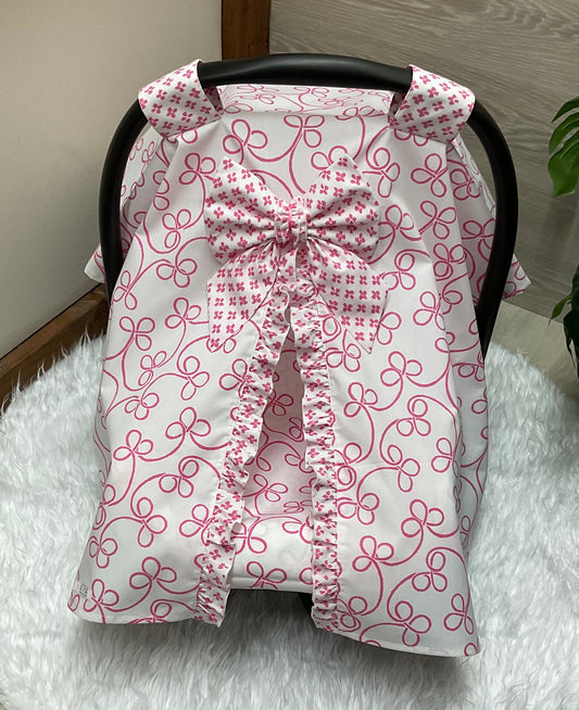 Baby Car Seat Cover Sweety Girl Pink