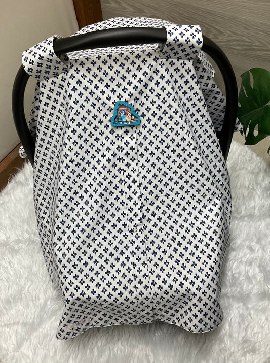 Baby Car Seat Cover:Sofi Blue Navy