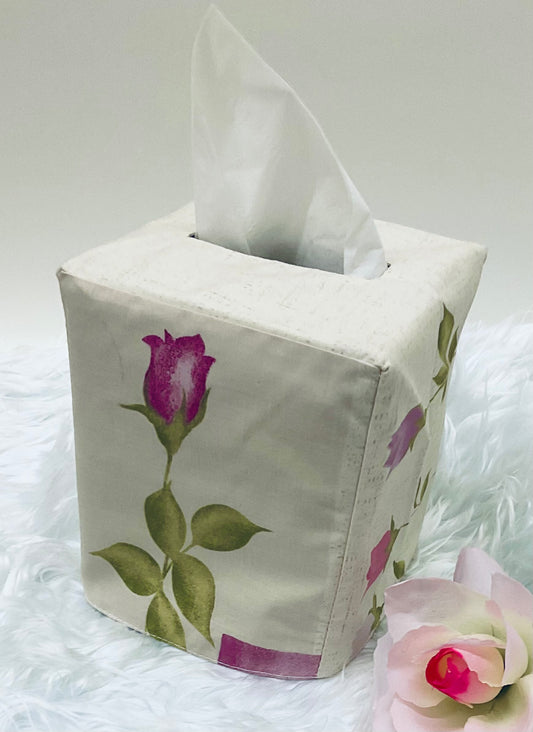 Tissue Box Cover:Roses