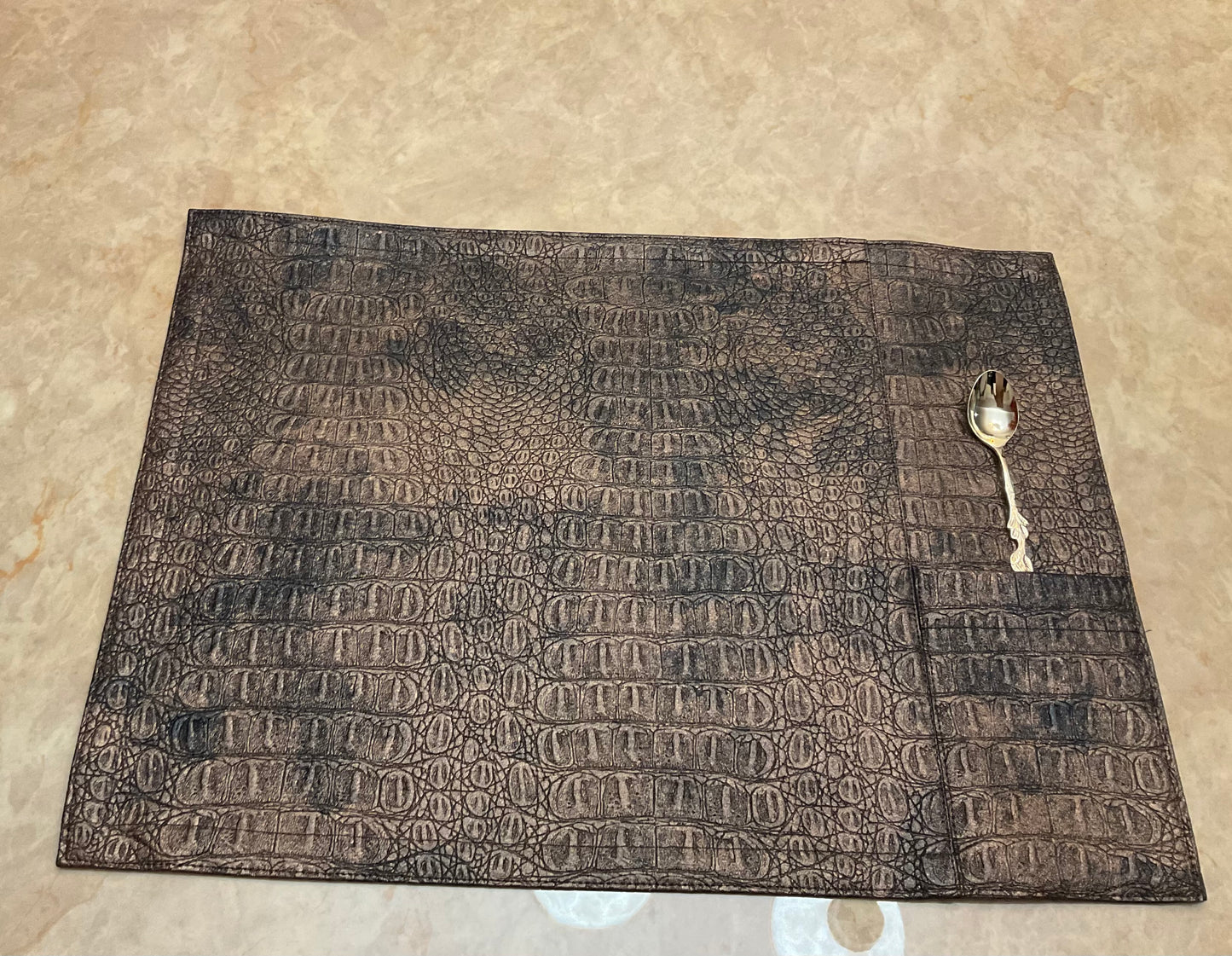 Placemat Gator Copper