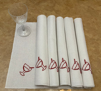 Placemat Embroidered Margarita