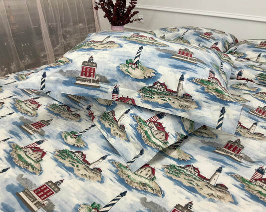 Lighthouse Percale –Shams