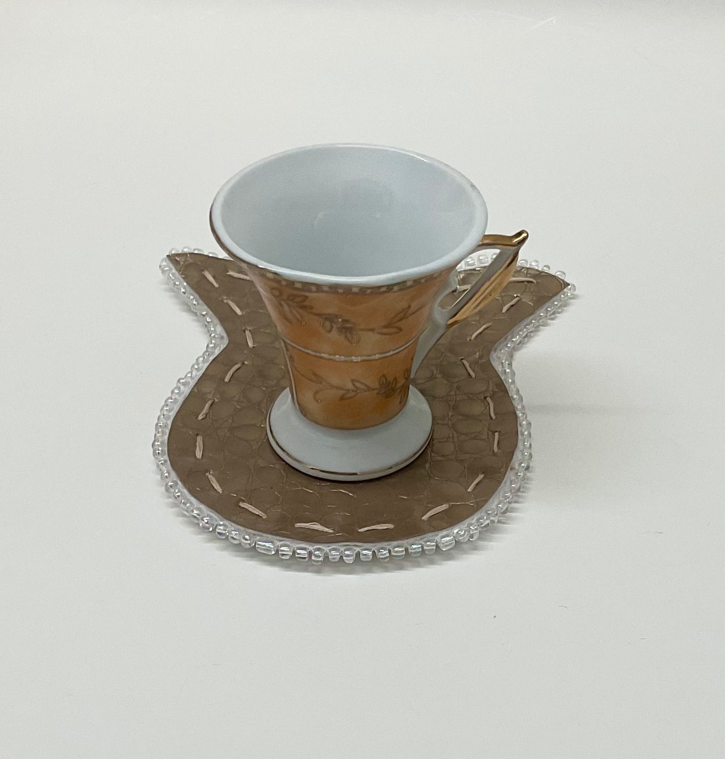 Pearly Coasters Crocco Gold