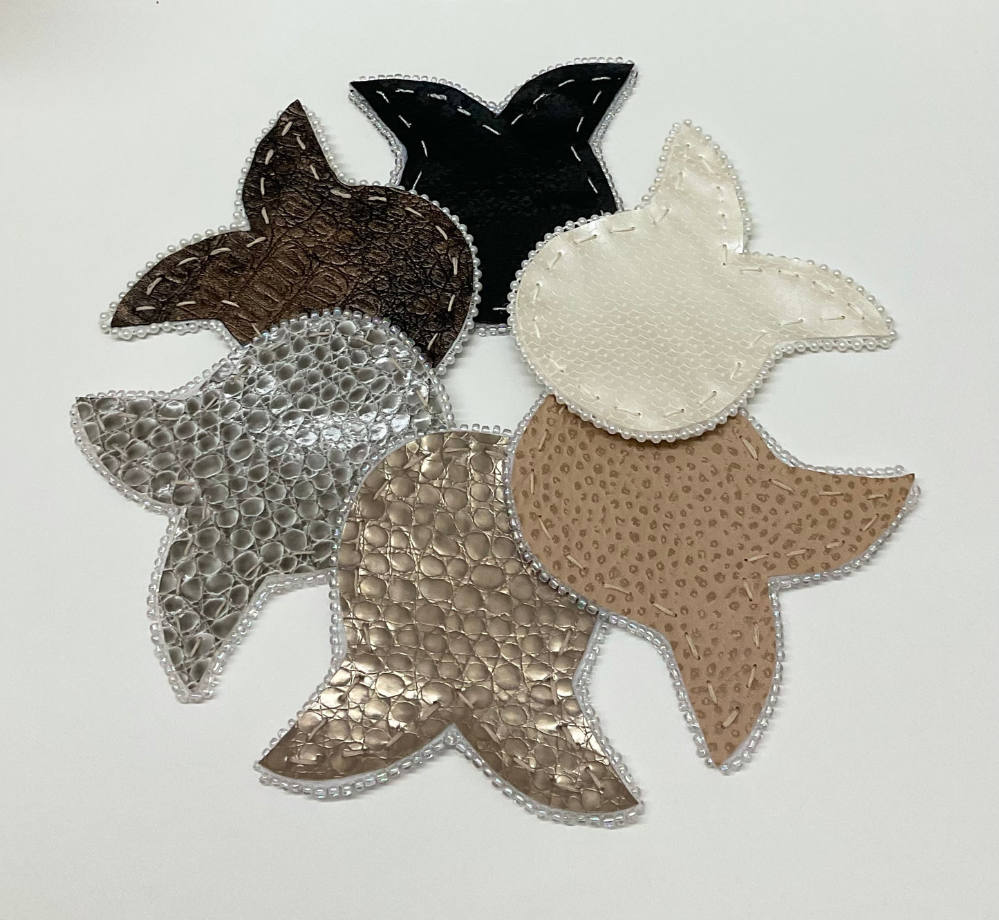 Pearly Coasters Crocco Gold