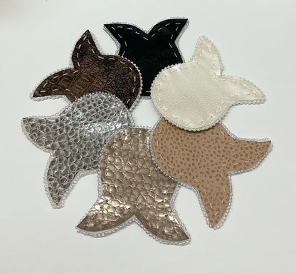 Pearly Coasters Crocco Gold