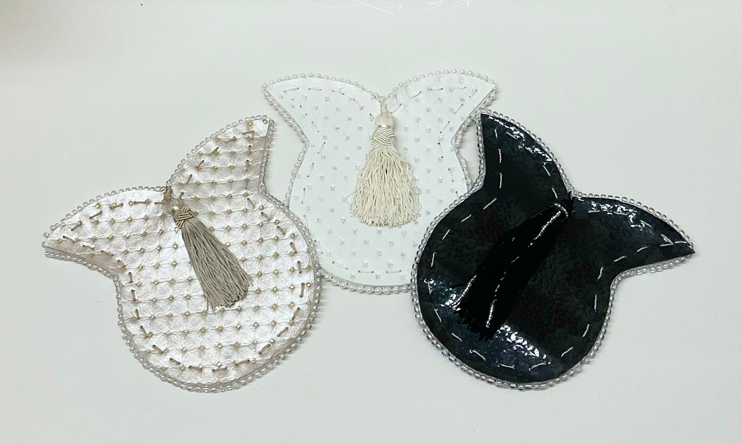 Cutlery Holder Sequin Black.