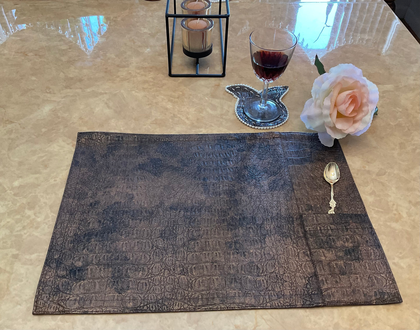 Placemat Gator Copper