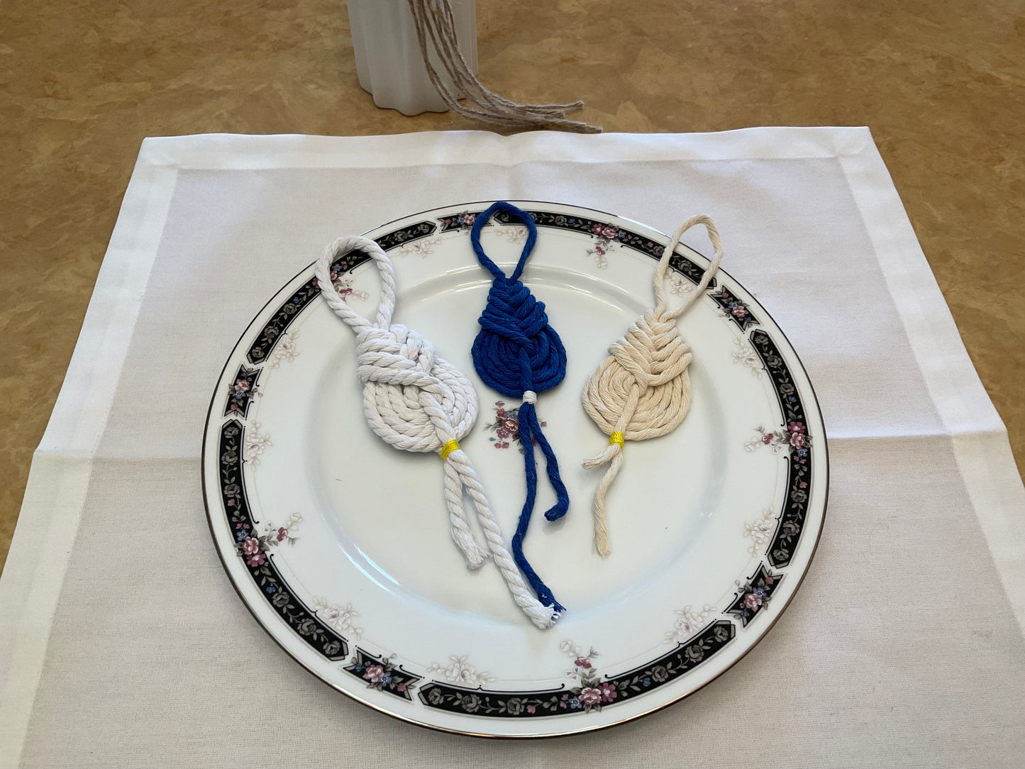 Macrame Napkin Holder Natural Pipa