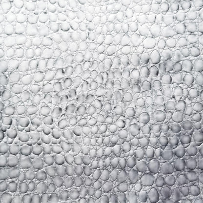 Crocco Silver Faux Leather